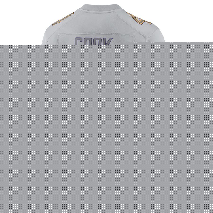 MN.Vikings #4 Dalvin Cook Gray Atmosphere Fashion Game Jersey Stitched American Football Jerseys
