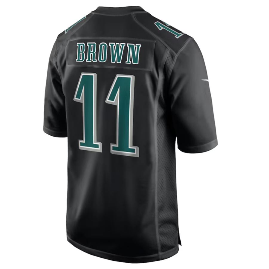 #11 A.J. Brown Player P.Eagles Carbon Black Fashion Game Football Jerseys