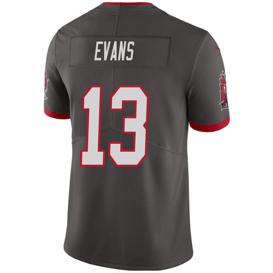 #13 Mike Evans Player TB.Buccaneers Pewter Vapor F.U.S.E. Limited Football Jerseys