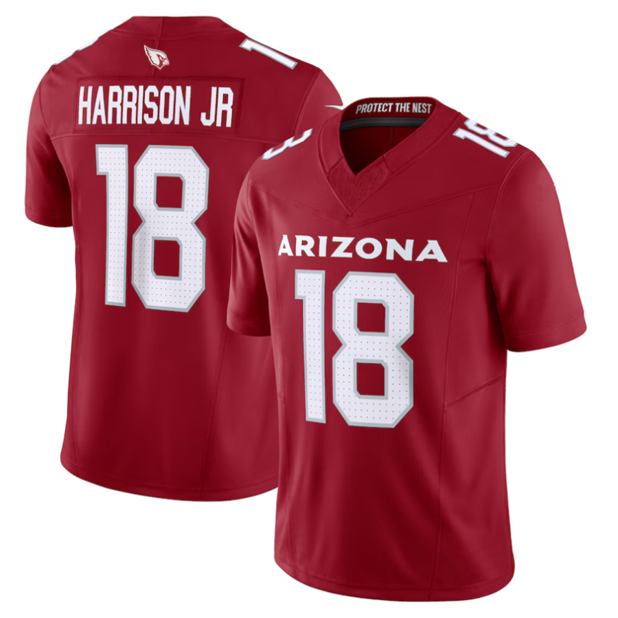 #18 Marvin Harrison Jr. Player A.Cardinals Cardinal Vapor F.U.S.E. Limited Football Jerseys