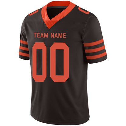 Custom C.Brown Stitched American Football Jerseys Personalize Birthday Gifts Brown Jersey