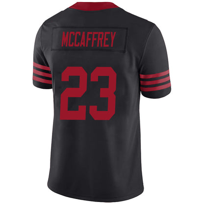 #23 Christian McCaffrey Player SF.49ers Black Vapor Limited Football Jerseys