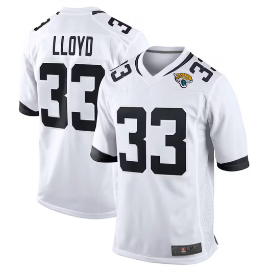 #33 Devin Lloyd Player J.Jaguars White Game Football Jerseys
