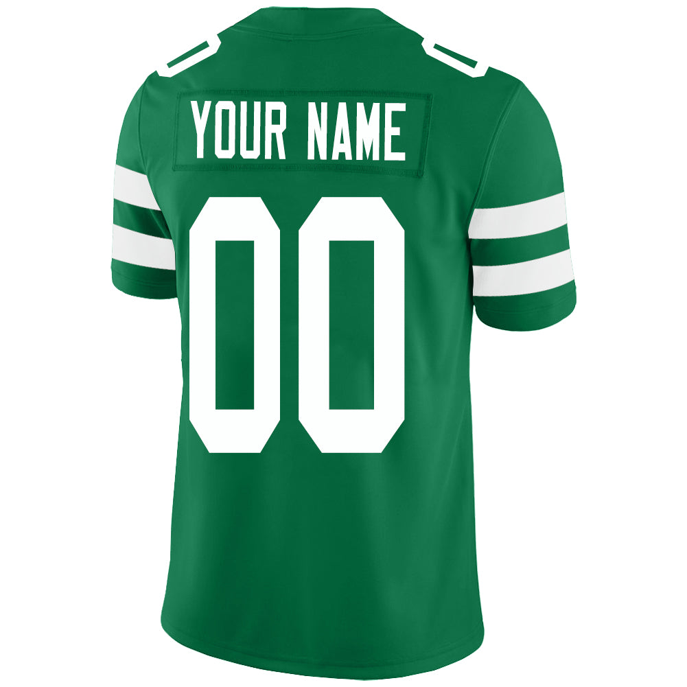 Custom NY.Jets Stitched American Football Jerseys Personalize Birthday Gifts Green Jersey