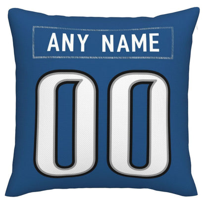Custom D.Lions Pillow Decorative Throw Pillow Case - Print Personalized Football Team Fans Name & Number Birthday Gift Football Pillows