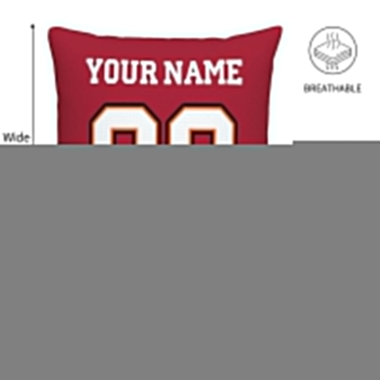 Custom TB.Buccaneers Pillow Decorative Throw Pillow Case - Print Personalized Football Team Fans Name & Number Birthday Gift Football Pillows