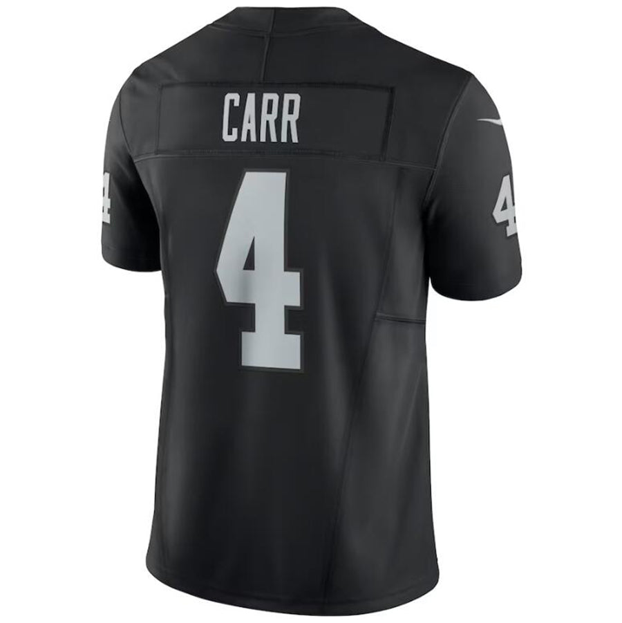 #4 Derek Carr Player LV.Raiders Black Vapor Limited Football Jerseys