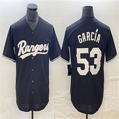 Los Angeles Dodgers #53 Adolis Garc¨ªa Black Home Authentic Patch Jersey Baseball Jerseys