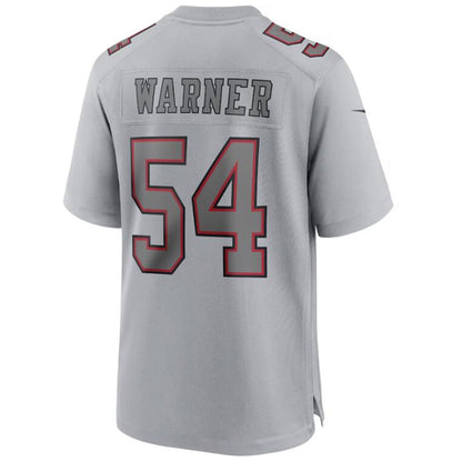 #54 Fred Warner Player SF.49ers Gray Game Football Jerseys