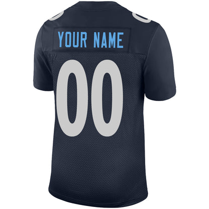 Custom NY.Jets Stitched American Football Jerseys Personalize Birthday Gifts Navy Jersey