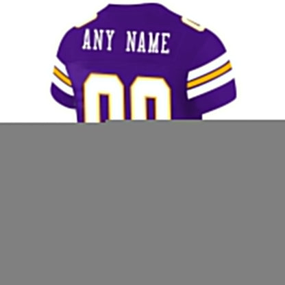 Custom MN.Vikings Football Jerseys for Personalize Sports Shirt Design Stitched Name And Number Birthday Gift