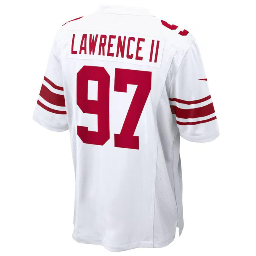 #97 Dexter Lawrence II Player NY.Giants White Game Football Jerseys