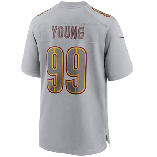 W.Commanders #99 Chase Young Gray Stitched Player Vapor Game Football Jerseys