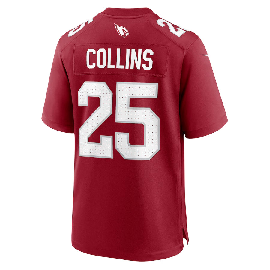 A.Cardinals #25 Zaven Collins Player Cardinal Home Game Football Jerseys