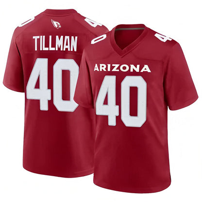 A.Cardinals #40 Pat Tillman Player Cardinal Game Home Football Jerseys