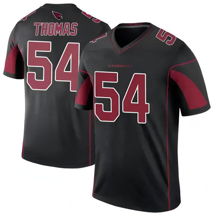 A.Cardinals #54 Xavier Thomas Player Black Vapor Limited Elite Football Jerseys