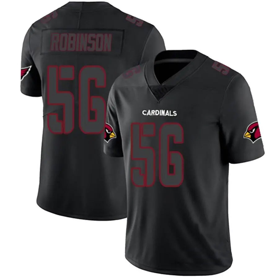 A.Cardinals #56 Darius Robinson Player Black Legend Limited Elite Football Jerseys