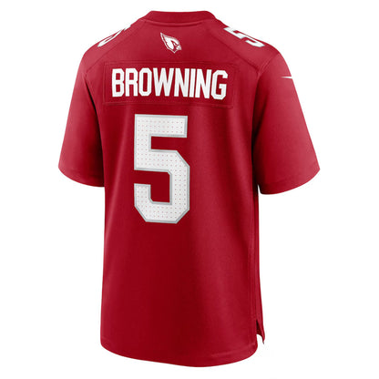 A.Cardinals #5 Baron Browning Player Cardinal Home Game Football Jerseys
