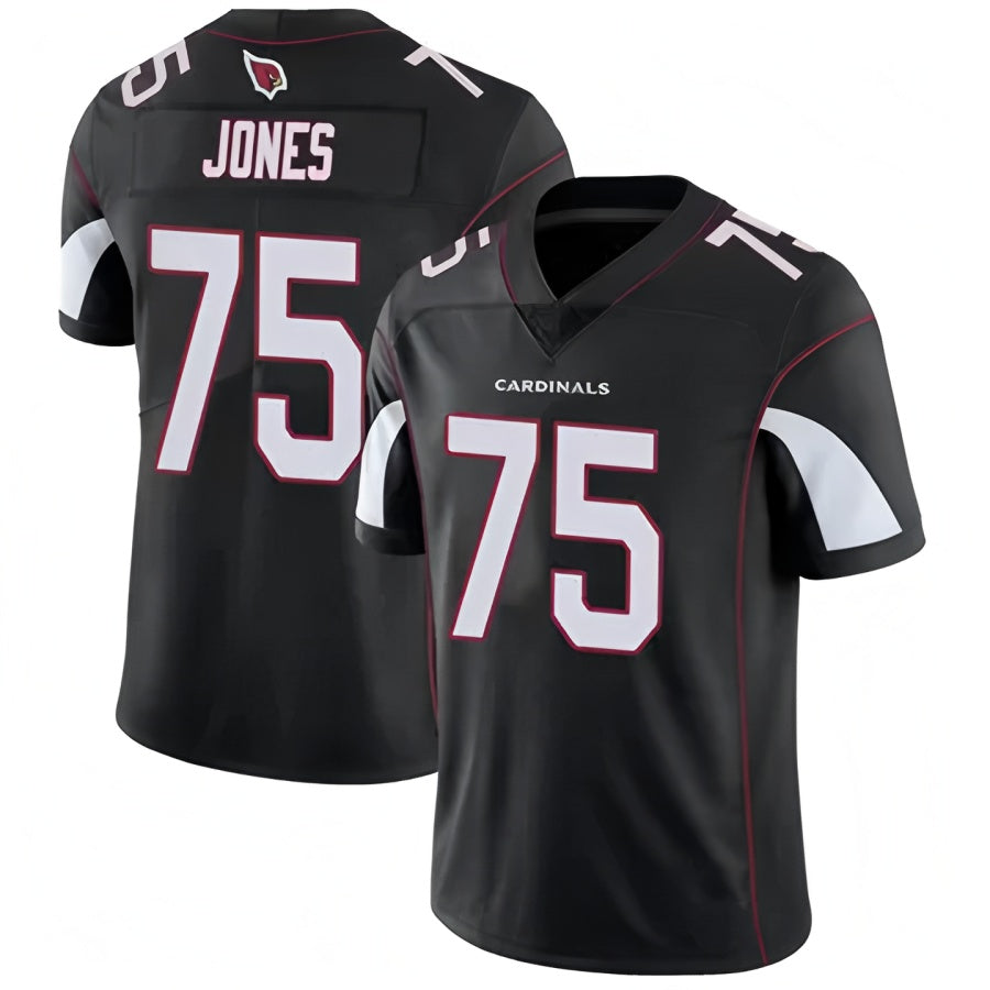 A.Cardinals #75 Christian Jones Player Black Limited Football Jerseys