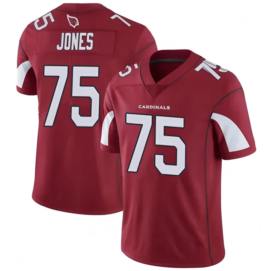 A.Cardinals #75 Christian Jones Player Red Limited Football Jerseys