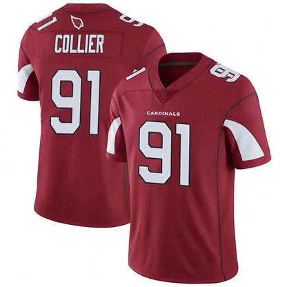 A.Cardinals #91 L.J. Collier Player Cardinal Vapor Untouchable Limited Football Jerseys