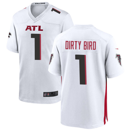 A.Falcons #1 Dirty Birds Player White Home Game Football Jerseys
