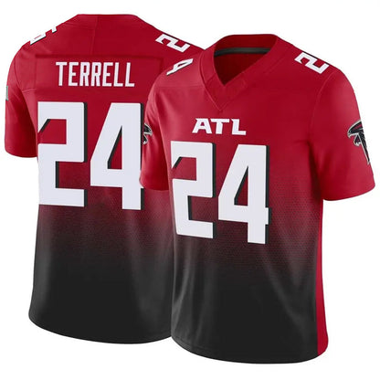 A.Falcons #24 A.J. Terrell Jr. Player Red Vapor F.U.S.E. Limited Football Jerseys