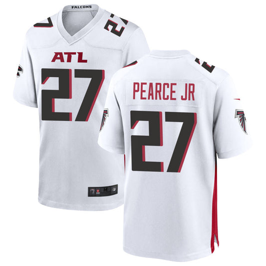 A.Falcons #27 James Pearce Jr. Player White Home Game Football Jerseys