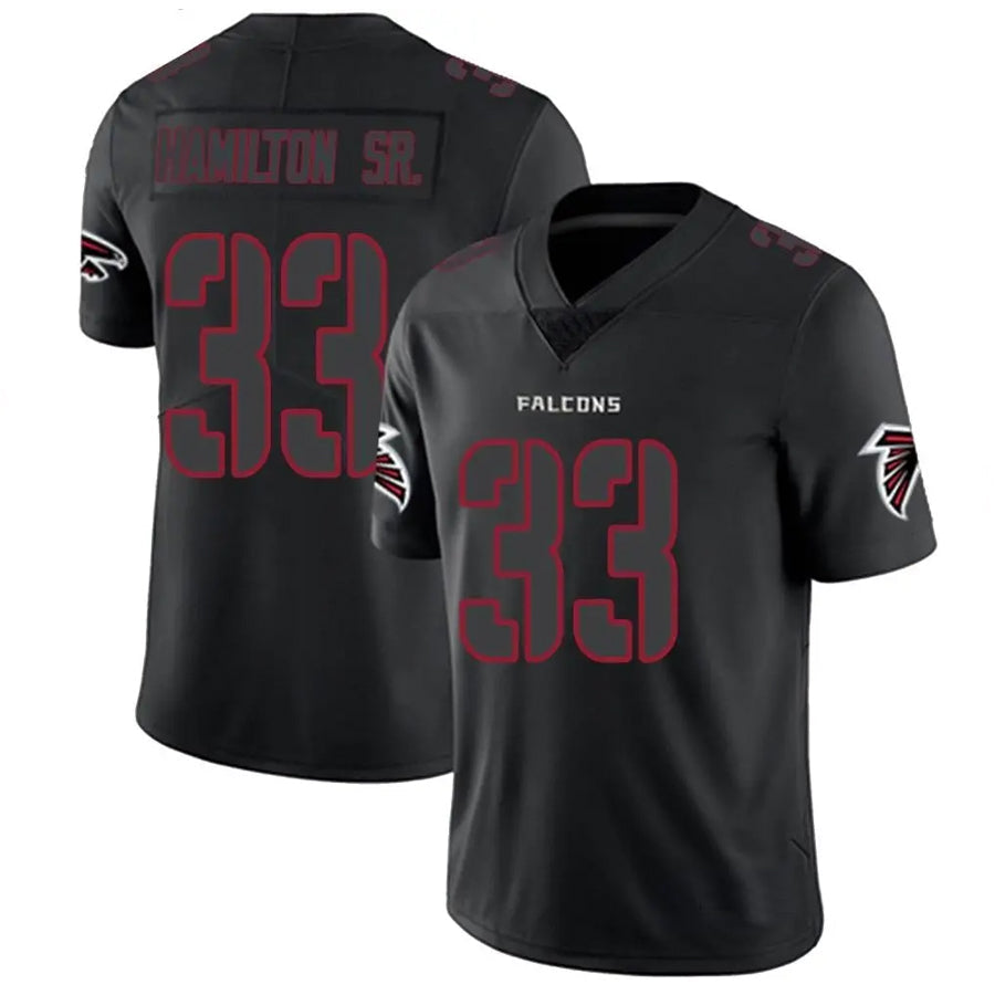 A.Falcons #33 Antonio Hamilton Sr. Player Limited Black Impact Football Jerseys