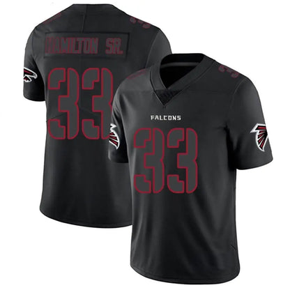 A.Falcons #33 Antonio Hamilton Sr. Player Limited Black Impact Football Jerseys