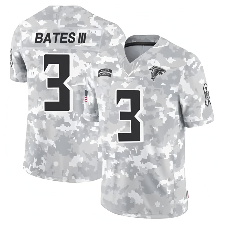A.Falcons #3 Jessie Bates III Player Camo Salute to Service Limited Stitched Football Jerseys
