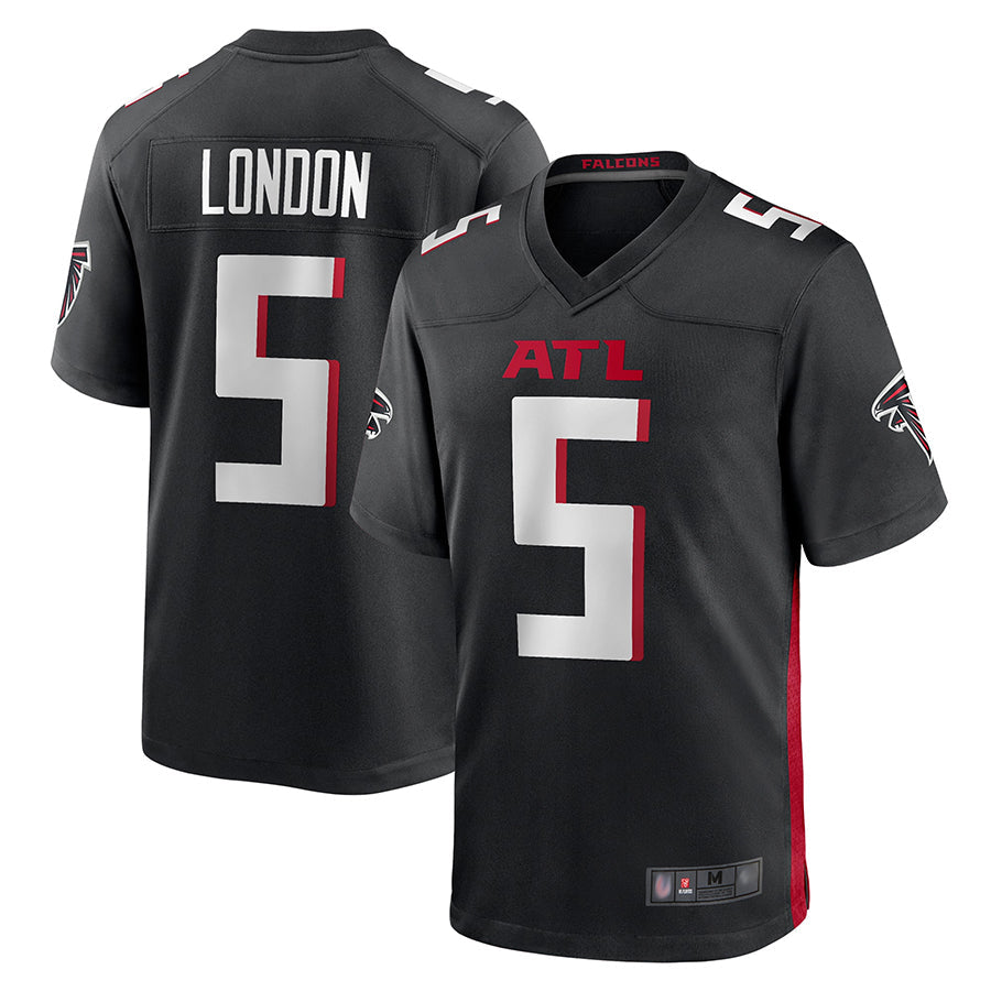 A.Falcons #5 Drake London Player Black Game Football Jerseys