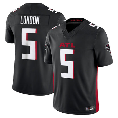 A.Falcons #5 Drake London Player Black Vapor F.U.S.E. Limited Football Jerseys