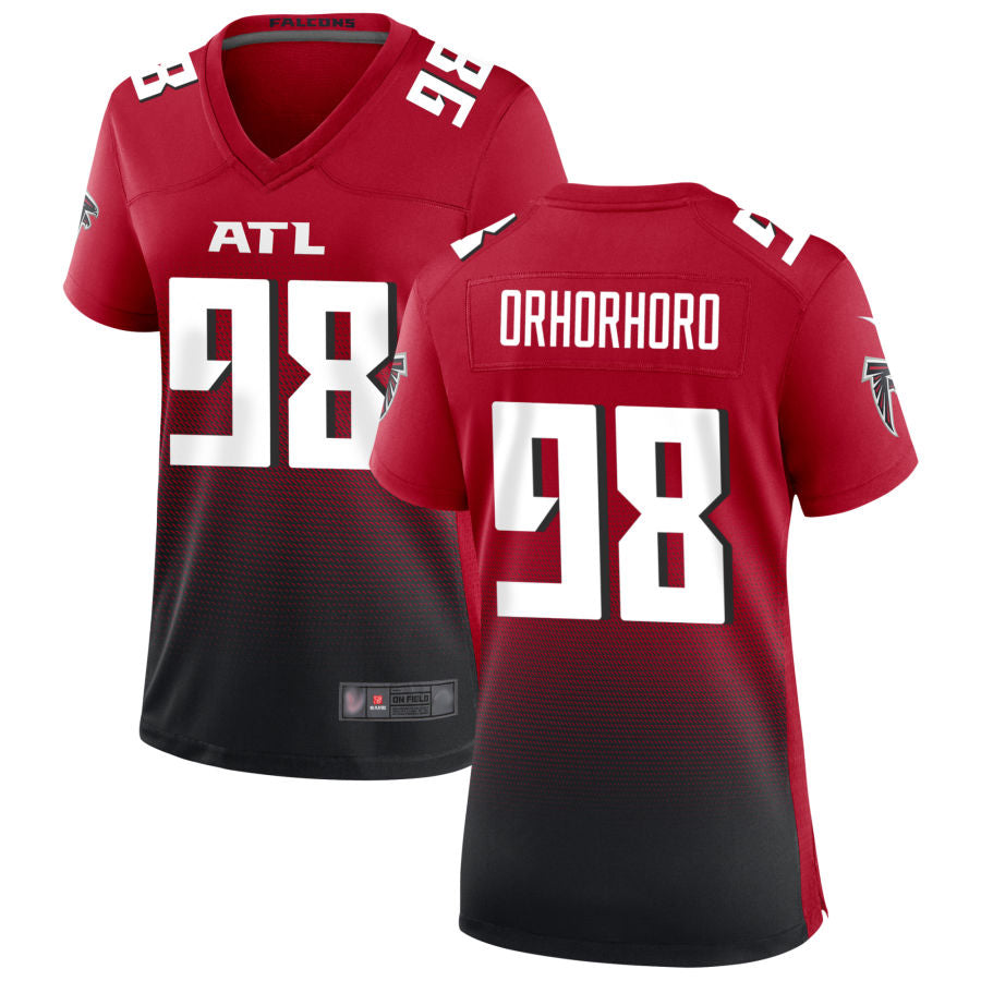 A.Falcons #98 Ruke Orhorhoro Player Red Home Game Football Jerseys