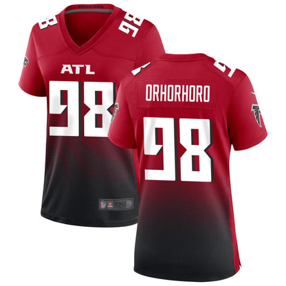 A.Falcons #98 Ruke Orhorhoro Player Red Home Game Football Jerseys