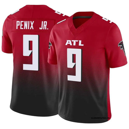 A.Falcons #9 Michael Penix Jr. Player Red Vapor F.U.S.E. Limited Football Jerseys