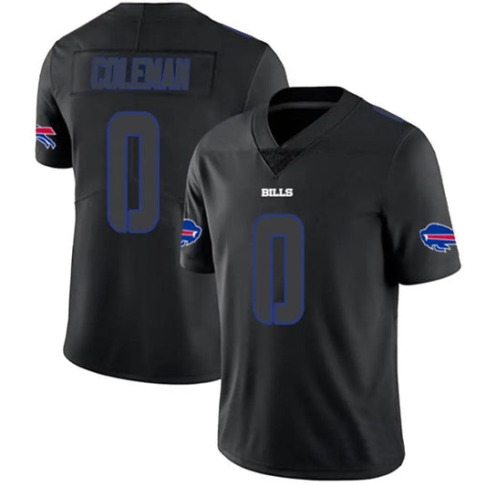 B.Bills #0 Keon Coleman Player Black Legend Elite Limited Football Jerseys