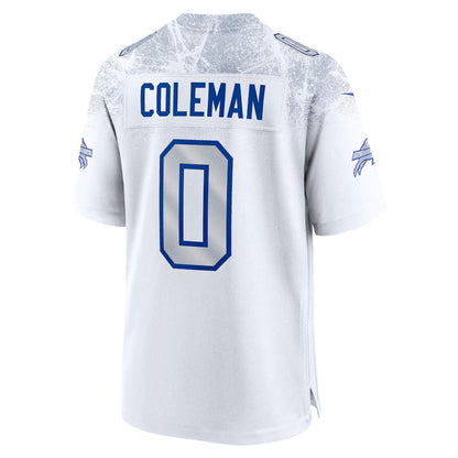 B.Bills #0 Keon Coleman Player White Rivalries Collection Game Football Jerseys