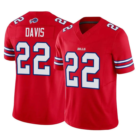B.Bills #22 Ray Davis Player Red Vapor F.U.S.E. Limited Football Jerseys