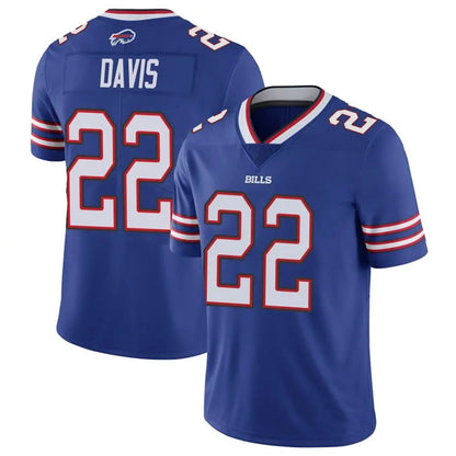 B.Bills #22 Ray Davis Player Royal Vapor Limited Football Jerseys