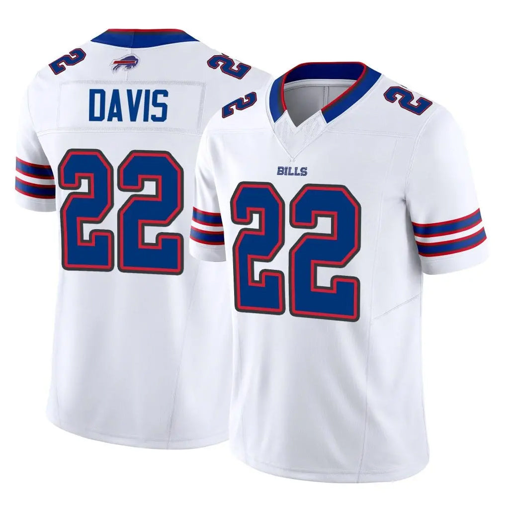 B.Bills #22 Ray Davis Player White Vapor F.U.S.E. Limited Football Jerseys