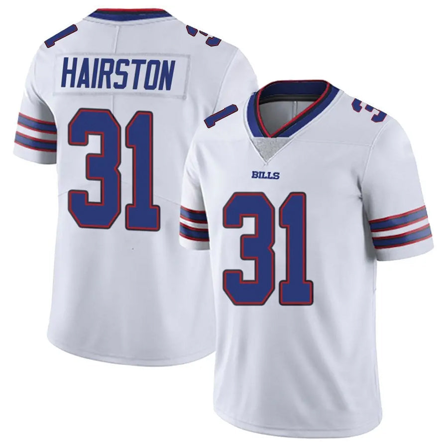 B.Bills #31 Maxwell Hairston Player Vapor F.U.S.E. Limited White Football Jerseys