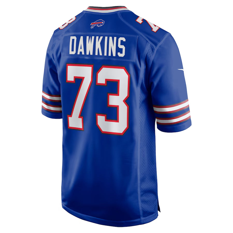 B.Bills #73 Dion Dawkins Player Royal Home Game Football Jerseys
