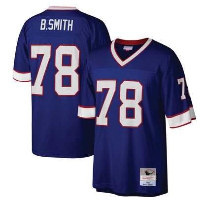 B.Bills #78 Bruce Smith Player Royal Mitchell & Ness Legacy Replica Football Jerseys