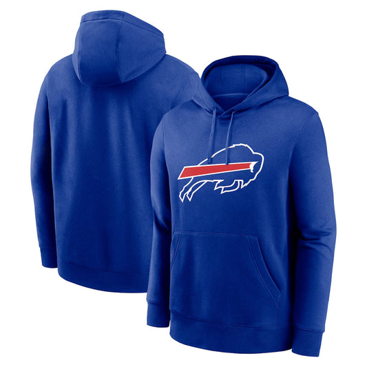 B.Bills Royal Primetime Club Logo Hoodie Player Football Jerseys