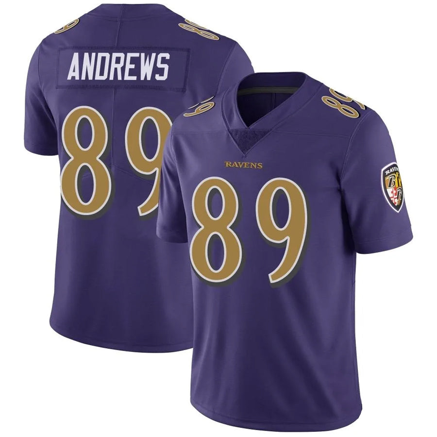 B.Ravens #89 Mark Andrews Player Purple Legend Limited Football Jerseys