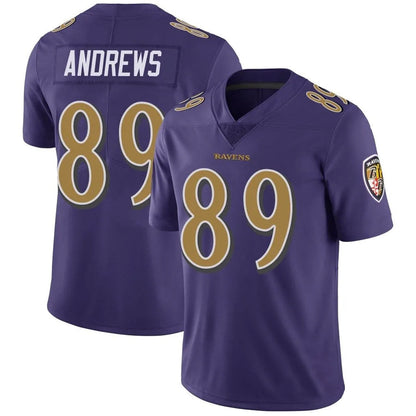 B.Ravens #89 Mark Andrews Player Purple Legend Limited Football Jerseys