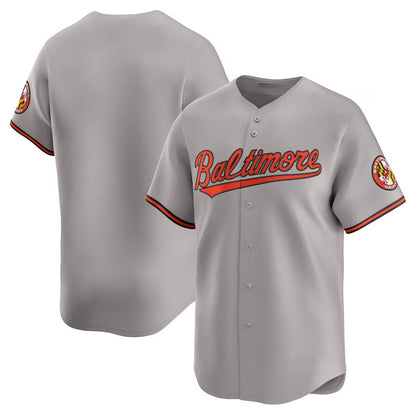 Baltimore Orioles Road Limited Jersey - Gray Stitched Baseball Jersey