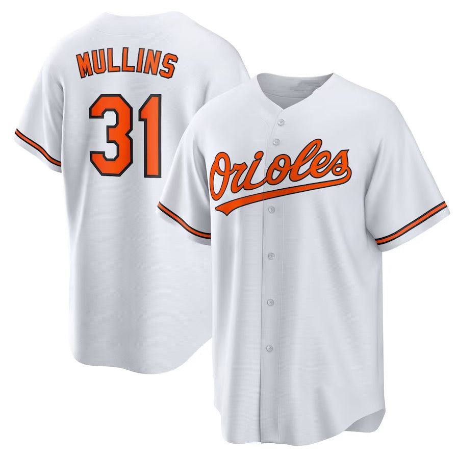 Baltimore Orioles #31 Cedric Mullins Replica Player Jersey - White Stitched Baseball Jersey