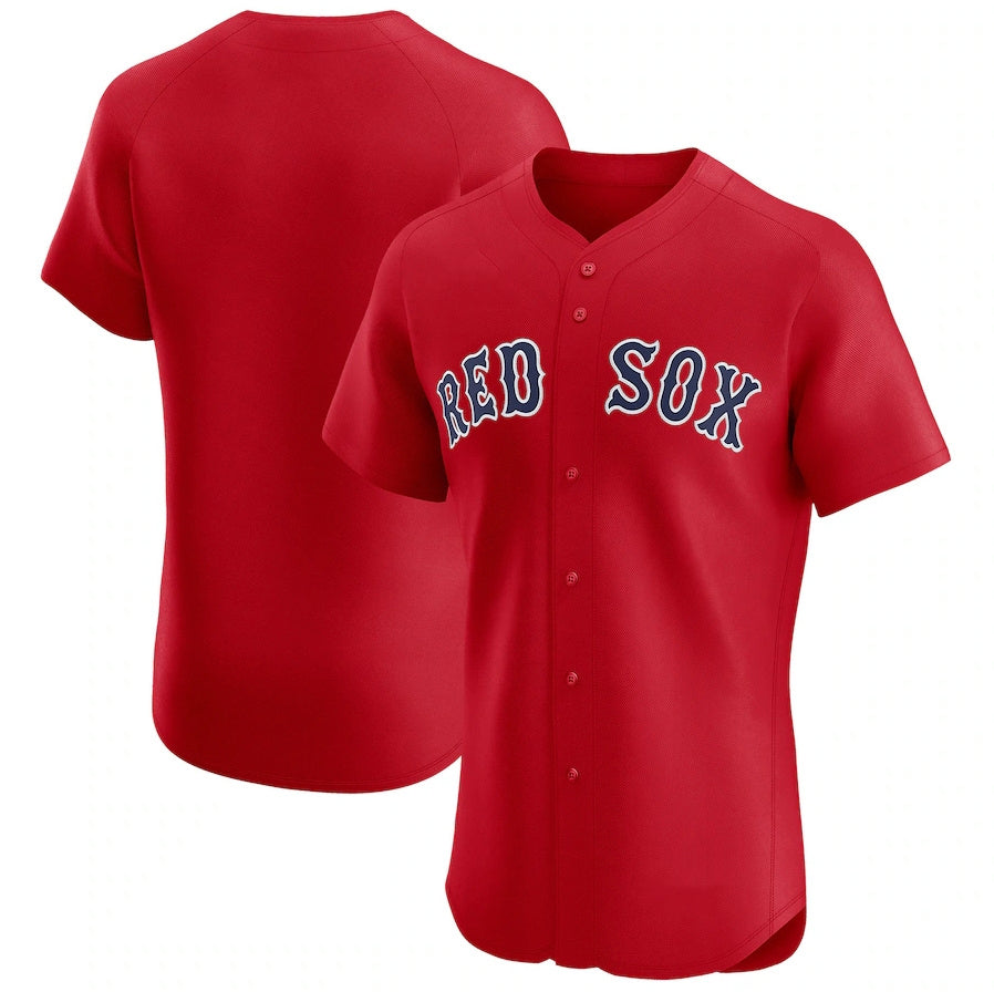 Boston Red Sox Alternate Elite Jersey - Red Stitched Baseball Jersey